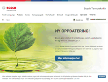 Tablet Screenshot of bosch-climate.no