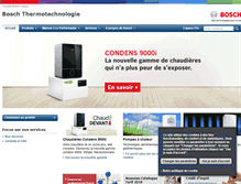 Tablet Screenshot of bosch-climate.fr